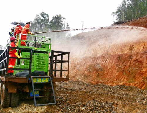 Équipement d’hydroseeding pour augmenter la capacité de revégétalisation